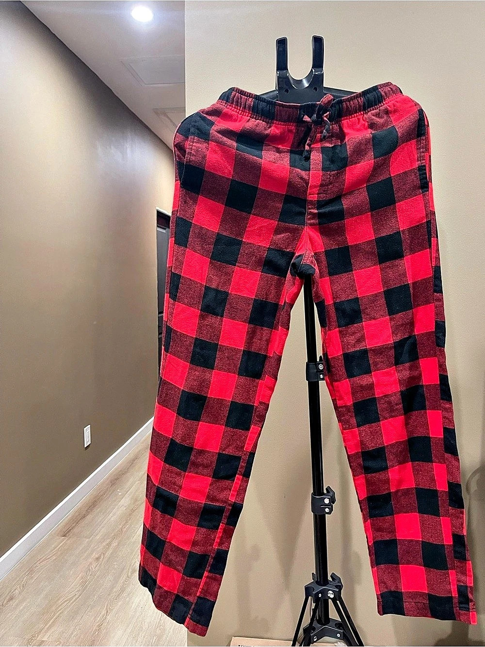 Sonoma Goods For Life Buffalo Plaid Pajama Pants Red & Black Small